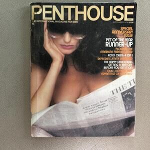 Vintage Penthouse Magazine September 1978 Special Anniversary Issue